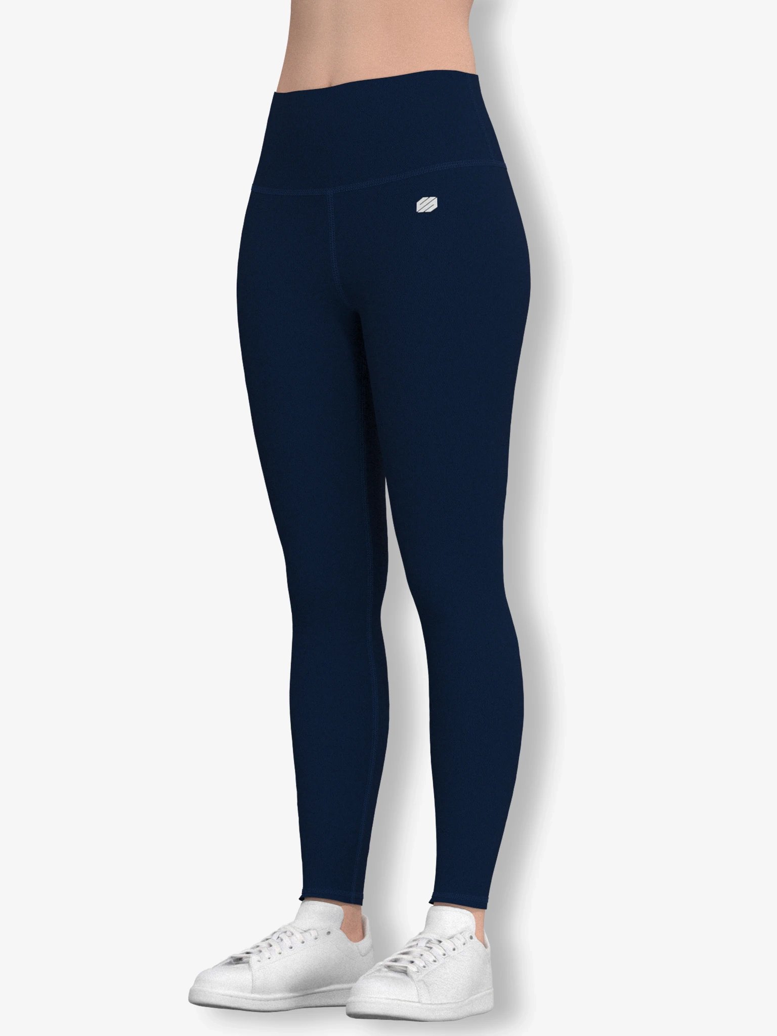 Active High Waist Leggings - Navy Blue