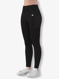 Active High Waist Pocket Leggings - Black